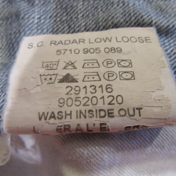 G Star 3301 Jeans Men’s 30x28 Distressed Button Fly 100% Cotton Made in Italy - Picture 9 of 9